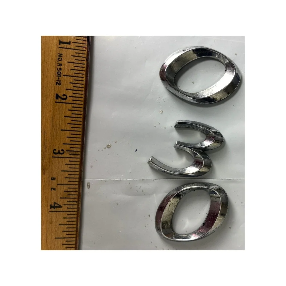 Chrysler 300 Chrome Emblem Letters – 